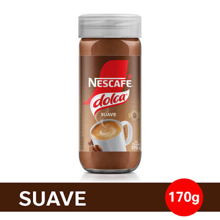 CAFE NESCAFE 170 G DOLCA 170GR SUAVE  (comprando 3 o más precio mayorista)